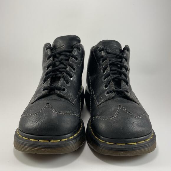 Dr. Martens Doc Daisy 12278 Chunky Wingtip Ankle Boots Womens Size 9 Black - Picture 2 of 11